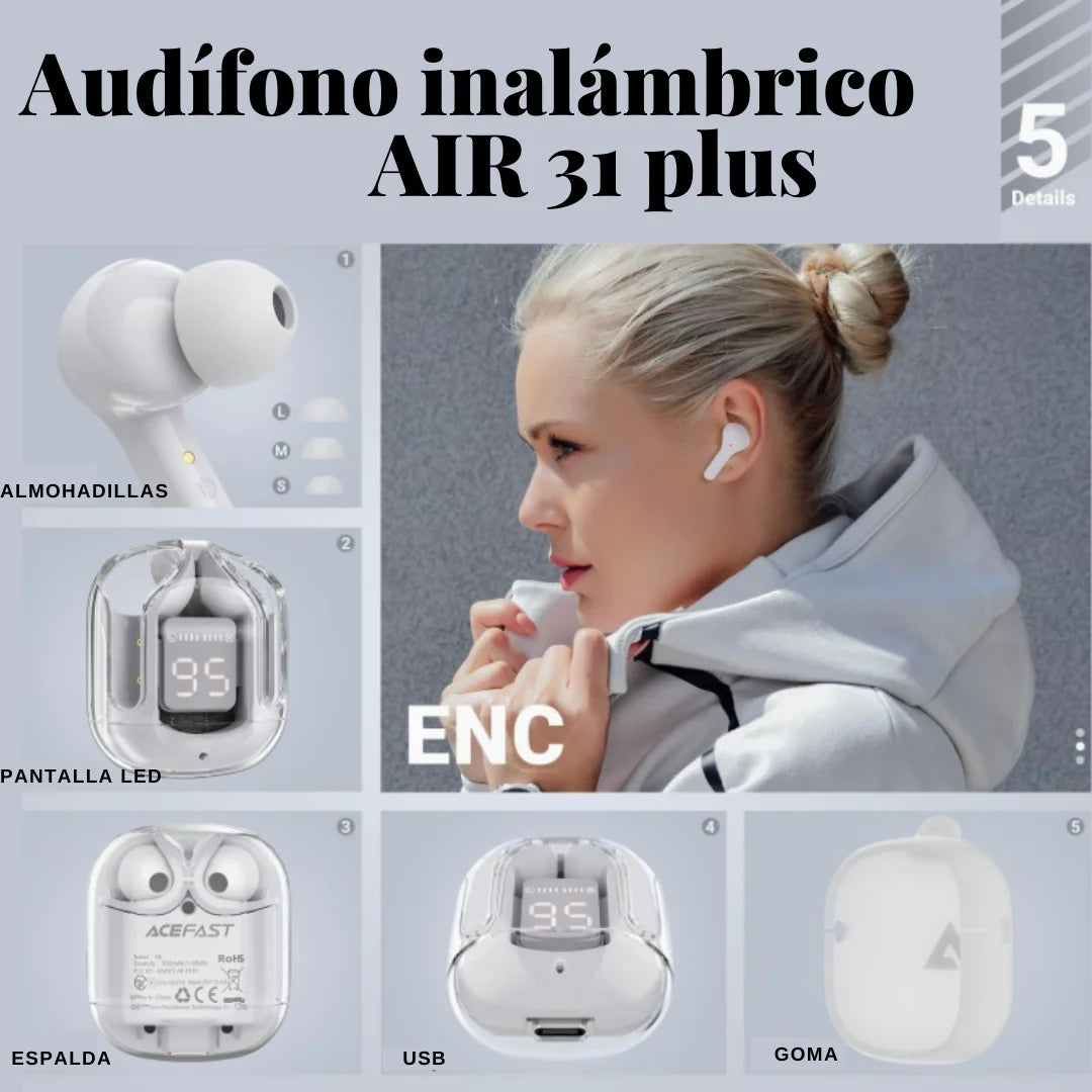 AUDÍFONOS AIR JUMBO - PLUS